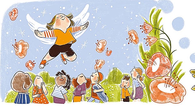 Ilustración de Alice Coppini para 'El vuelo de Samantha', de Margaret Atwood