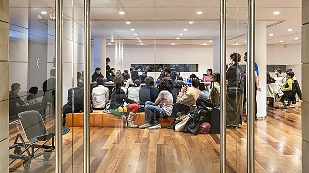 Imagen del primer 'Berenar' de la segunda edición de 'Art i Context'