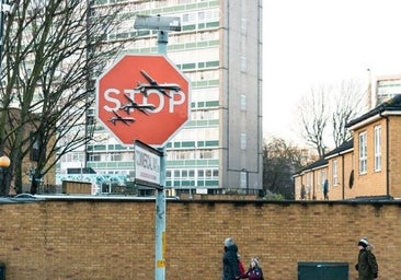 Detenido el ladrón que robó la última obra de Bansky media hora después de que el autor la mostrara en sus redes