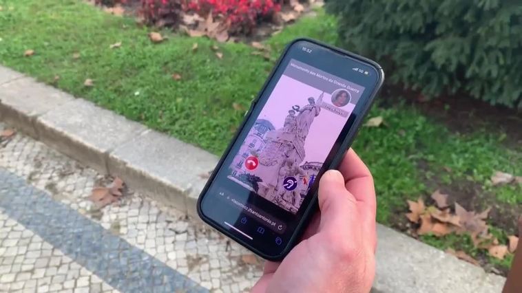 Las estatuas de Lisboa se ponen al teléfono y explican su historia