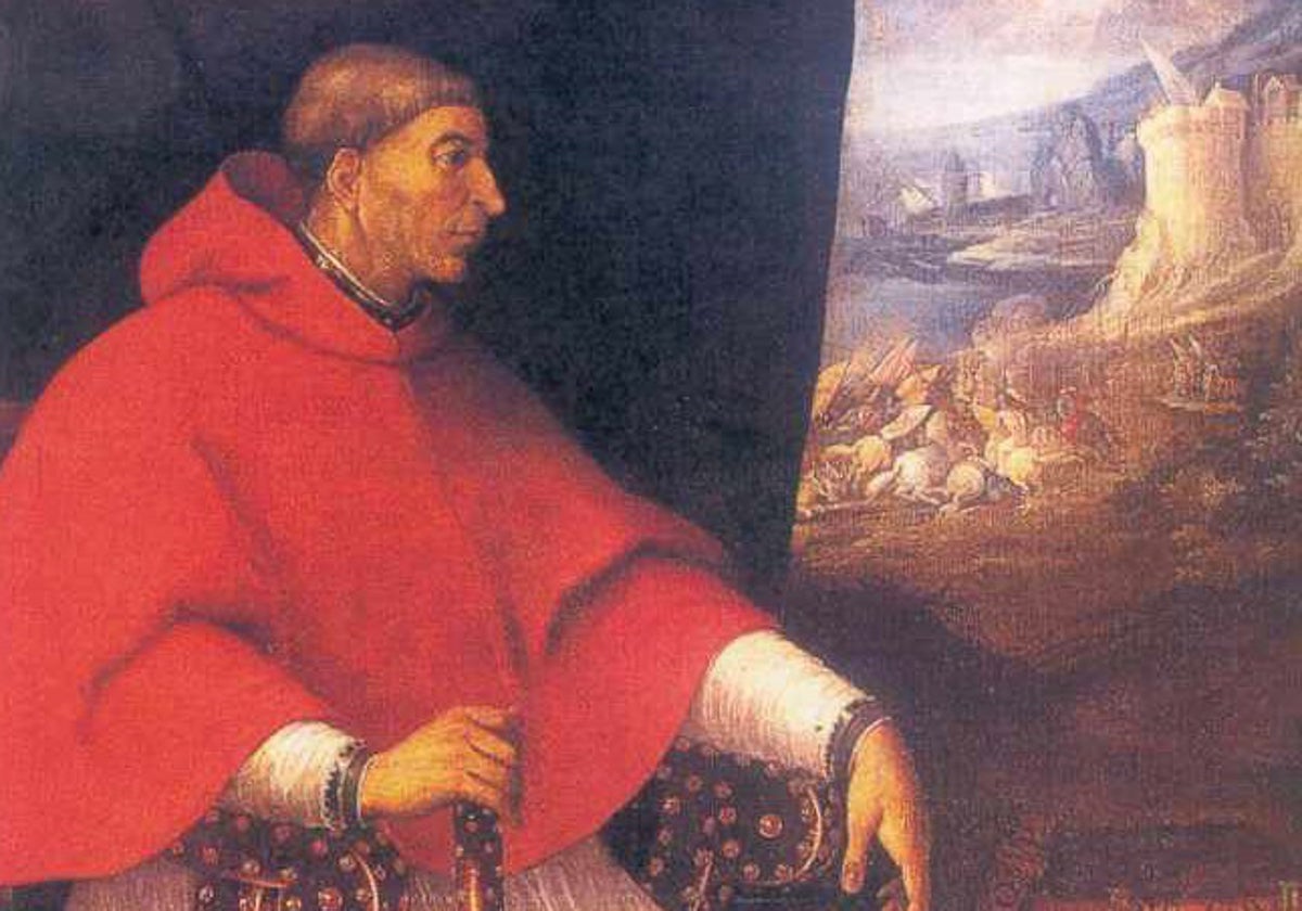 El cardenal Cisneros, fundador de la Universidad de Alcalá de Henares