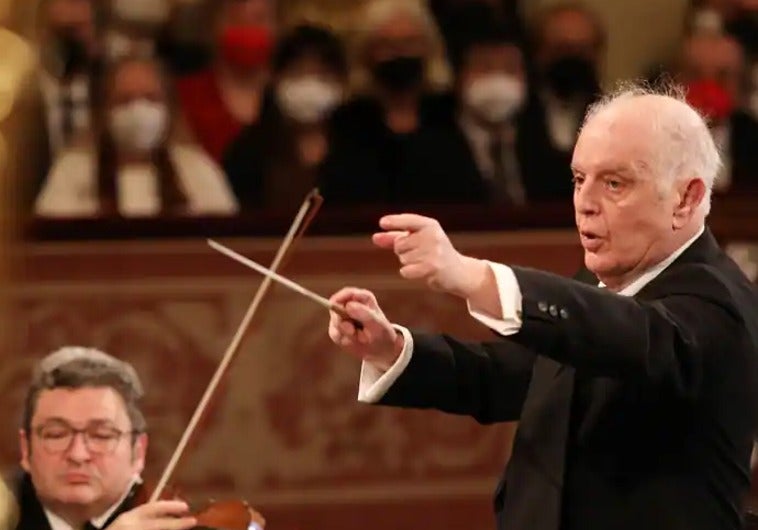 El director de orquesta y pianista argentino israelí, Daniel Barenboim