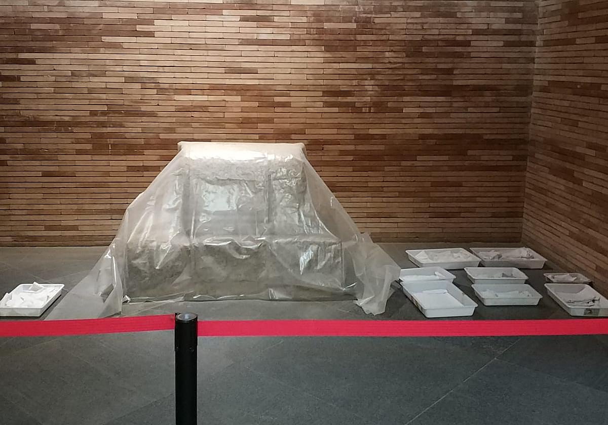 El Museo Nacional de Arte Romano, durante la reforma de su climatización, ha tenido problemas con algunas máquinas