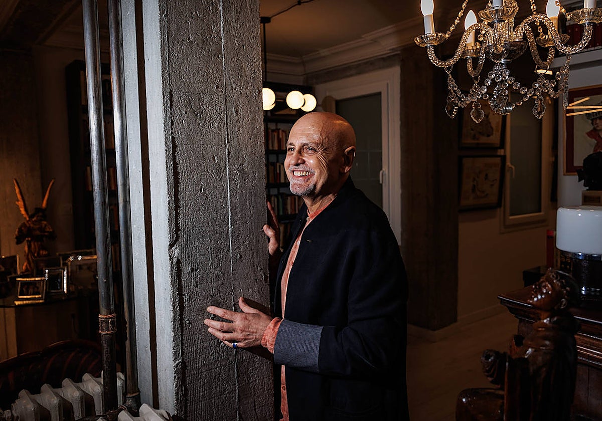 Juan Carlos Pérez de la Fuente, en su domicilio madrileño