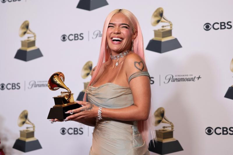 Karol G, ganadora del Grammy a Mejor Música Urbana