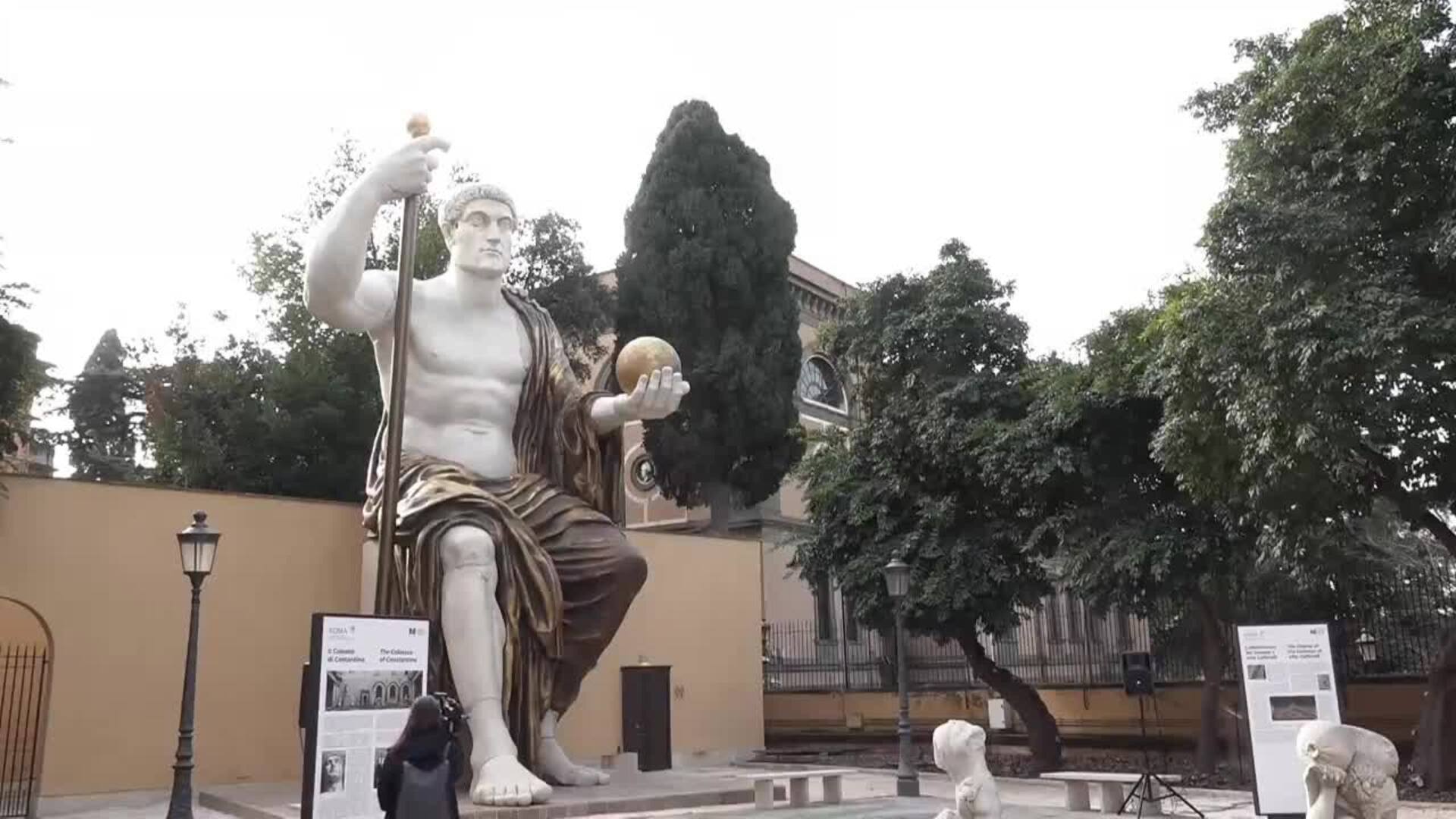 El coloso del emperador Constantino, replicado con impresoras 3D por una empresa madrileña