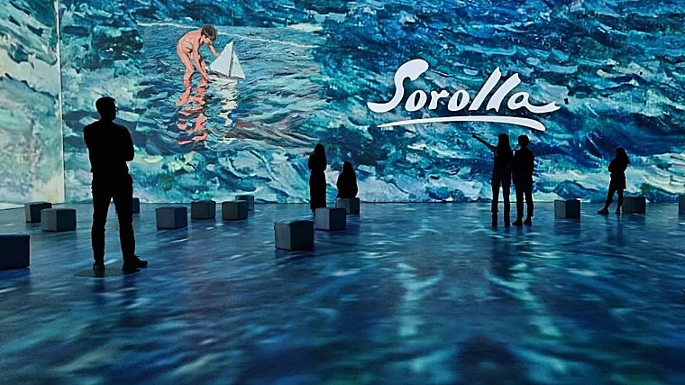 La exposición recrea las obras maestras de Sorollla