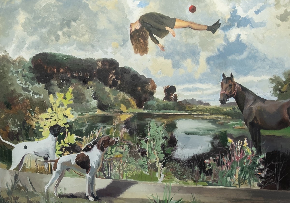 Obra de la serie 'Cómo explicarle un chiste a un caballo'