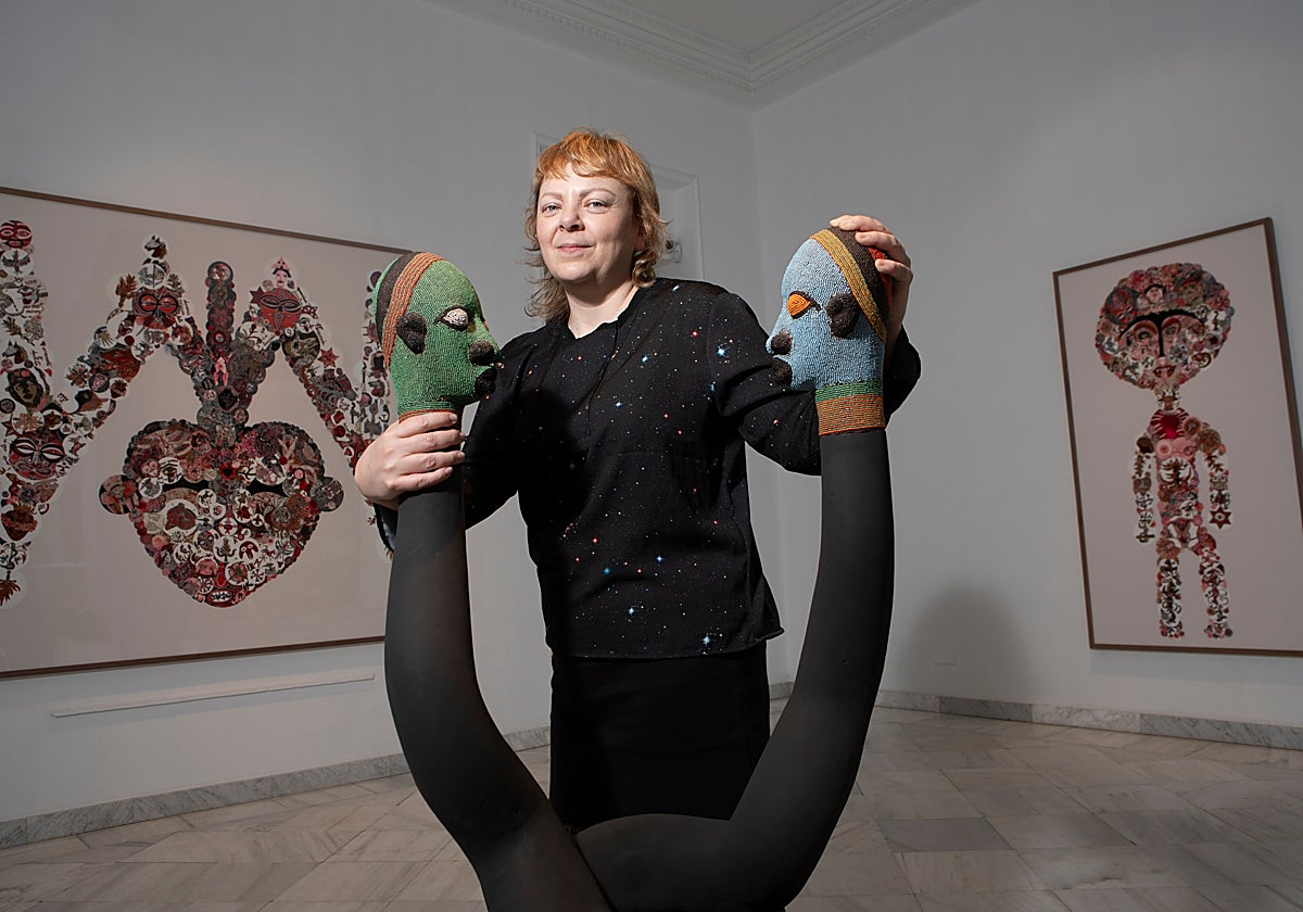 Marina Vargas, en la galería Fernando Pradilla