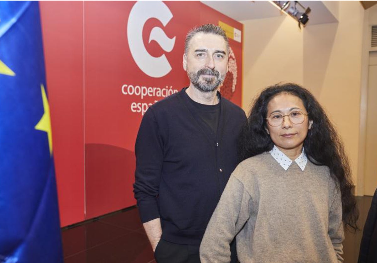 Agustín Pérez Rubio y Sandra Gamarra