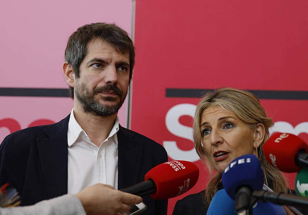 Ernest Urtasun y Yolanda Díaz
