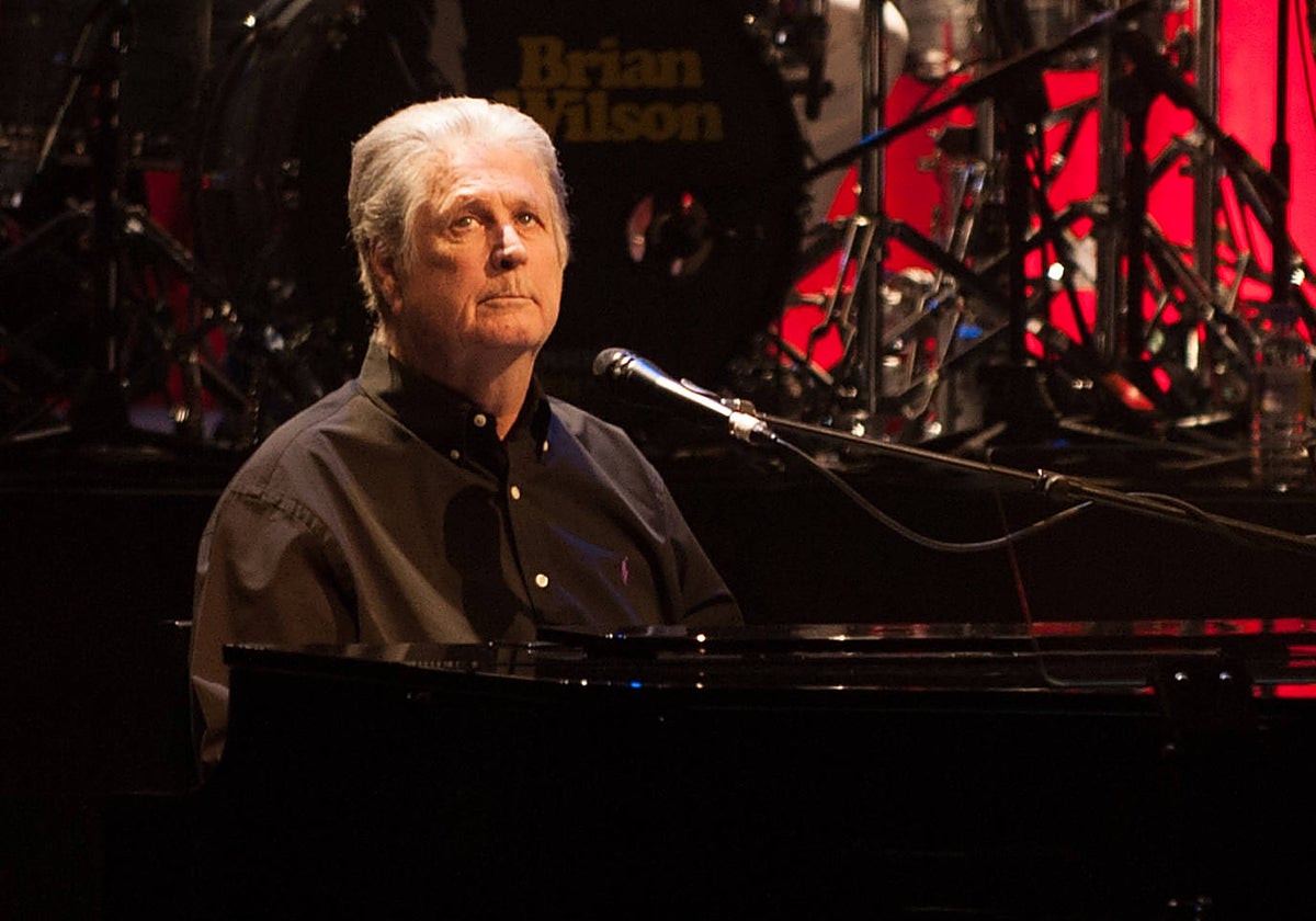 Brian Wilson, durante una actuación de 2016 en Londres
