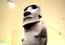 Fuerte presión al Museo Británico para que devuelva un moai a la Isla de Pascua