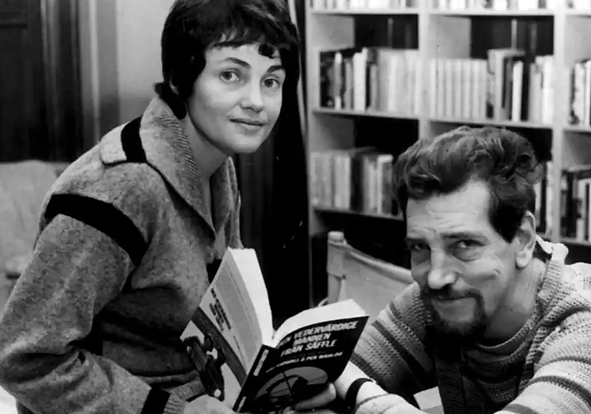 De izquierda a derecha, Maj Sjöwall y Per Wahlöö. No hay ninguna duda de que sus novelas inspiraron a muchos autores nórdicos