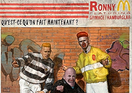 Imagen secundaria 1 - Arriba, 'S/t', de Ray Medina (La Gran); abajo a la izquierda, 'Ronny M', de Mr Kern (Delimbo); abajo a la derecha, una obra de Sofía González titulada 'Flores' (Berlín)