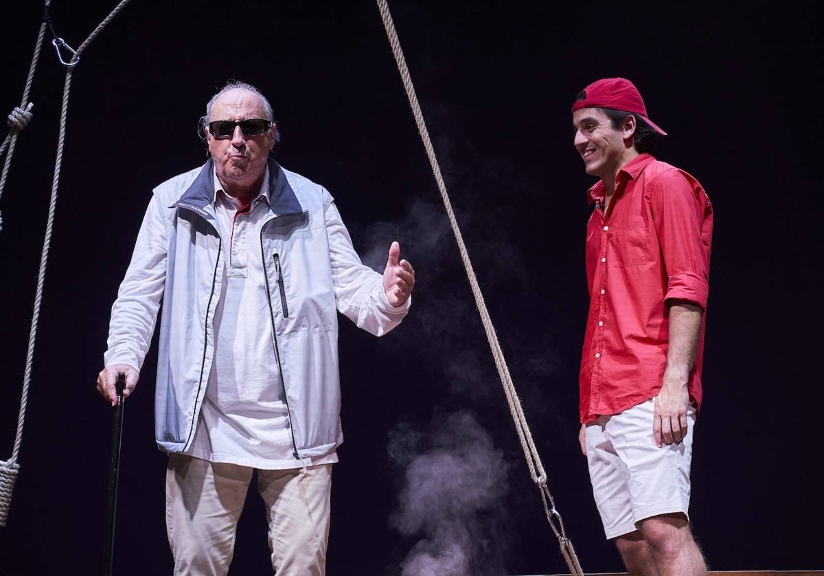 Ramón Fontseré y Martí Salvat, en un momento de la función
