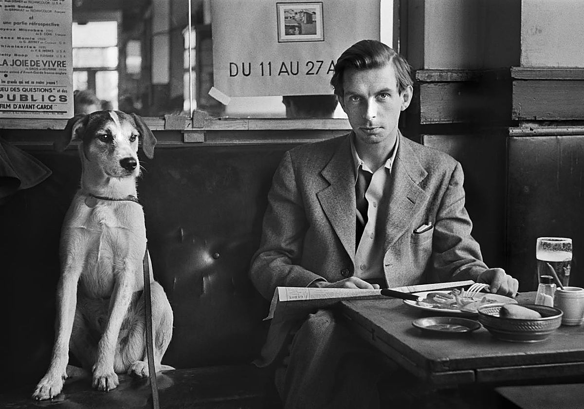 Leo Zimmerman, fotografiado en París en 1949 por Stromhölm (Fund. Mapfre)