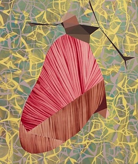 Imagen secundaria 2 - De arriba abajo, 'El dolor de la carne vulcanizando la mirada' (2010); 'el que guarda su boca guarda su alma' (2022); y 'Psique' (2021)