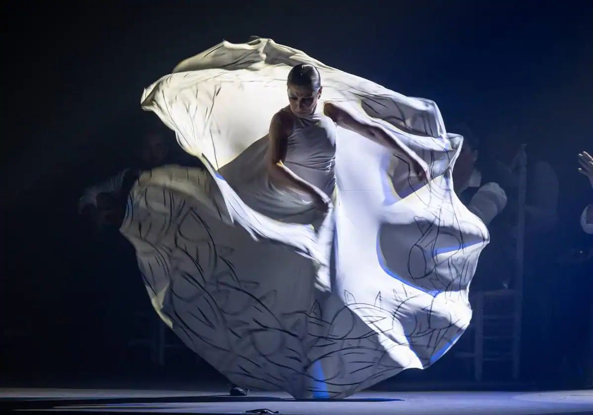 Sara Baras en un momento del espectáculo 'Vuela'