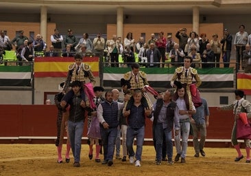 Triunfal vuelta de los toros a Navalmoral: Castella, Emilio de Justo y Rufo se reparten siete orejas y un rabo