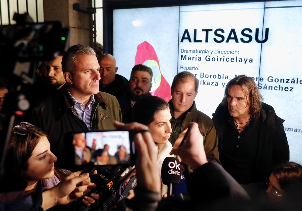 Protestas de Vox en el estreno de la obra 'Altsasu'