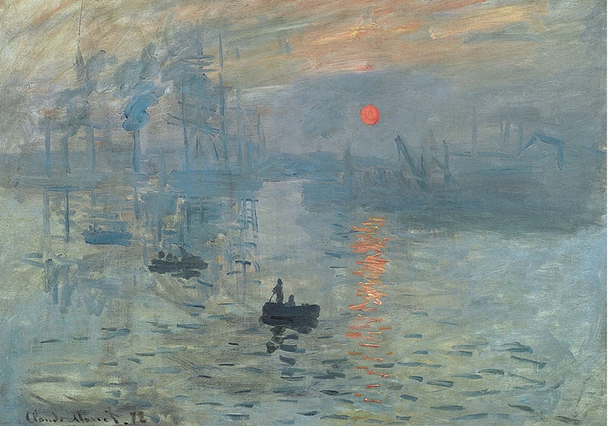 'Impresión, sol naciente', de Monet, cuadro que dio nombre al movimiento artístico