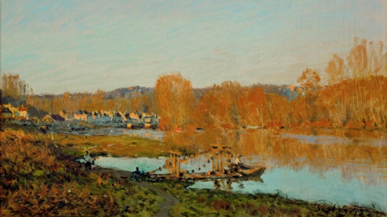 Alfred Sisley. 'El otoño, orillas del Sena cerca de Bougival' (1873), una de las obras que estuvo en la primera exposición impresionista de 1874