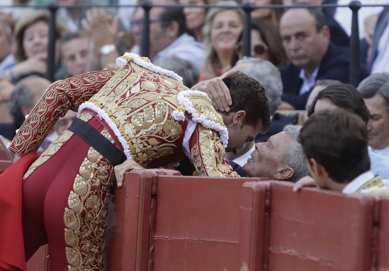 Calerito, en la corrida del 7 de abril en la Maestranza de Sevilla