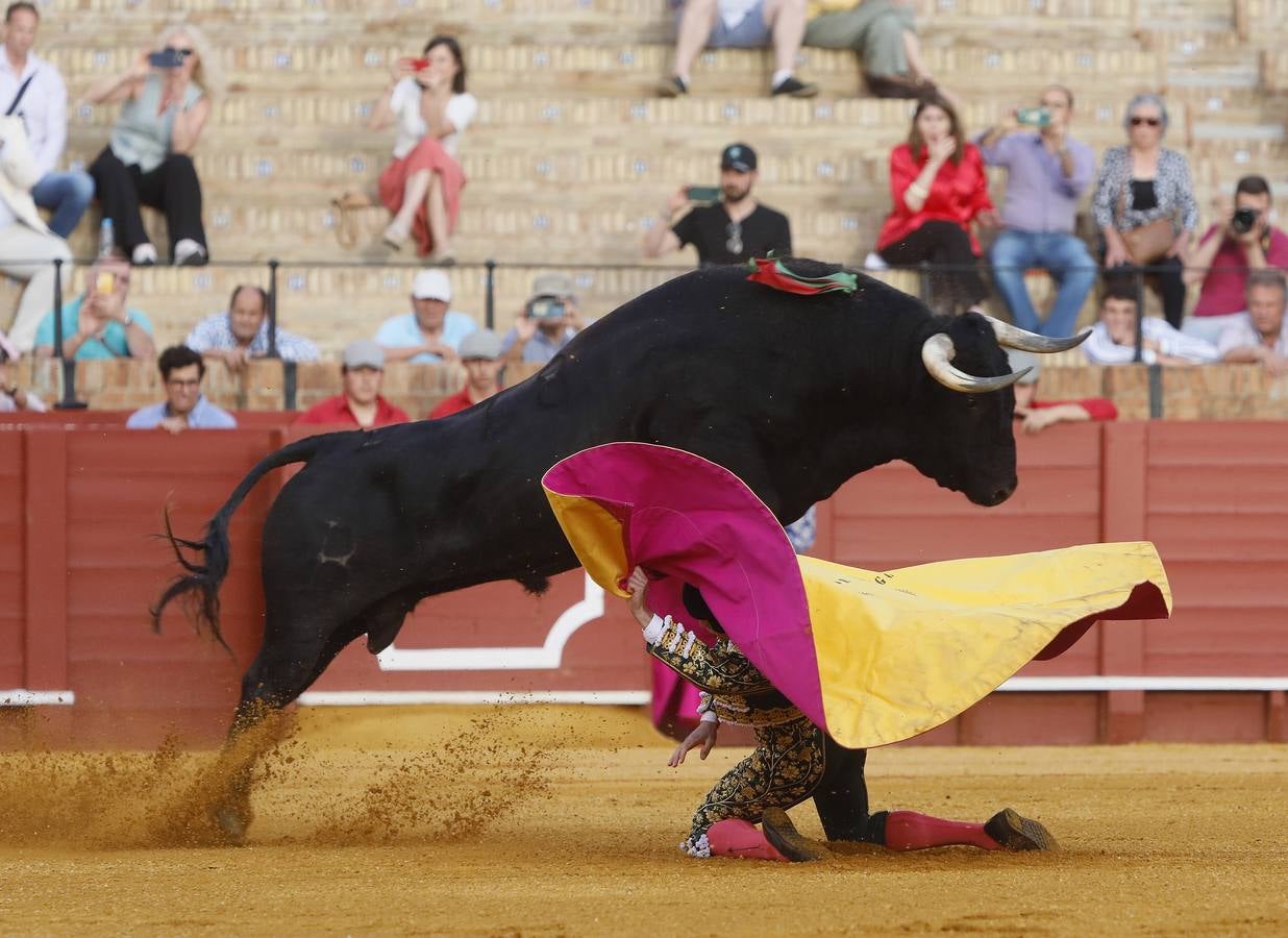 Lama  de Góngora, en la corrida del 7 de abril en la Maestranza de Sevilla