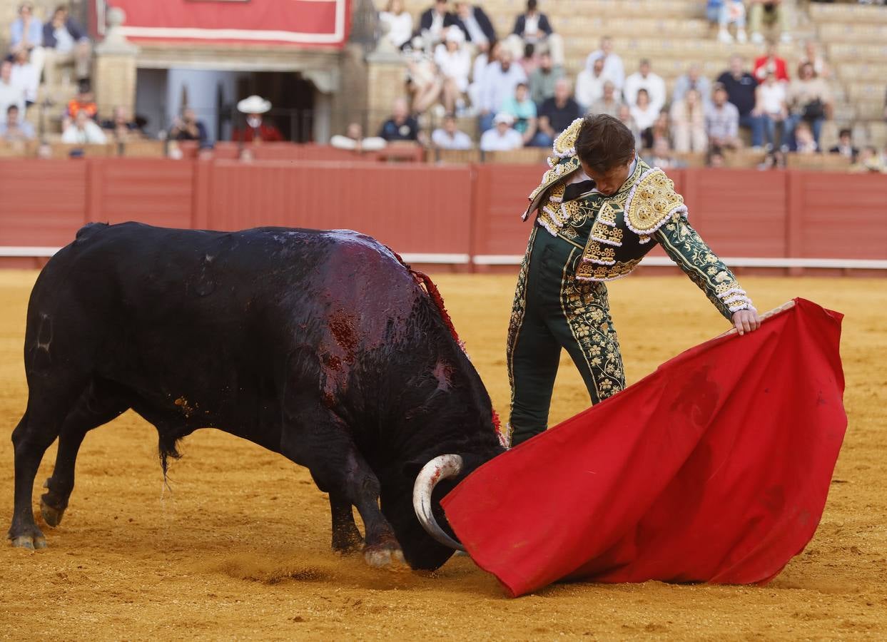 Lama  de Góngora, en la corrida del 7 de abril en la Maestranza de Sevilla
