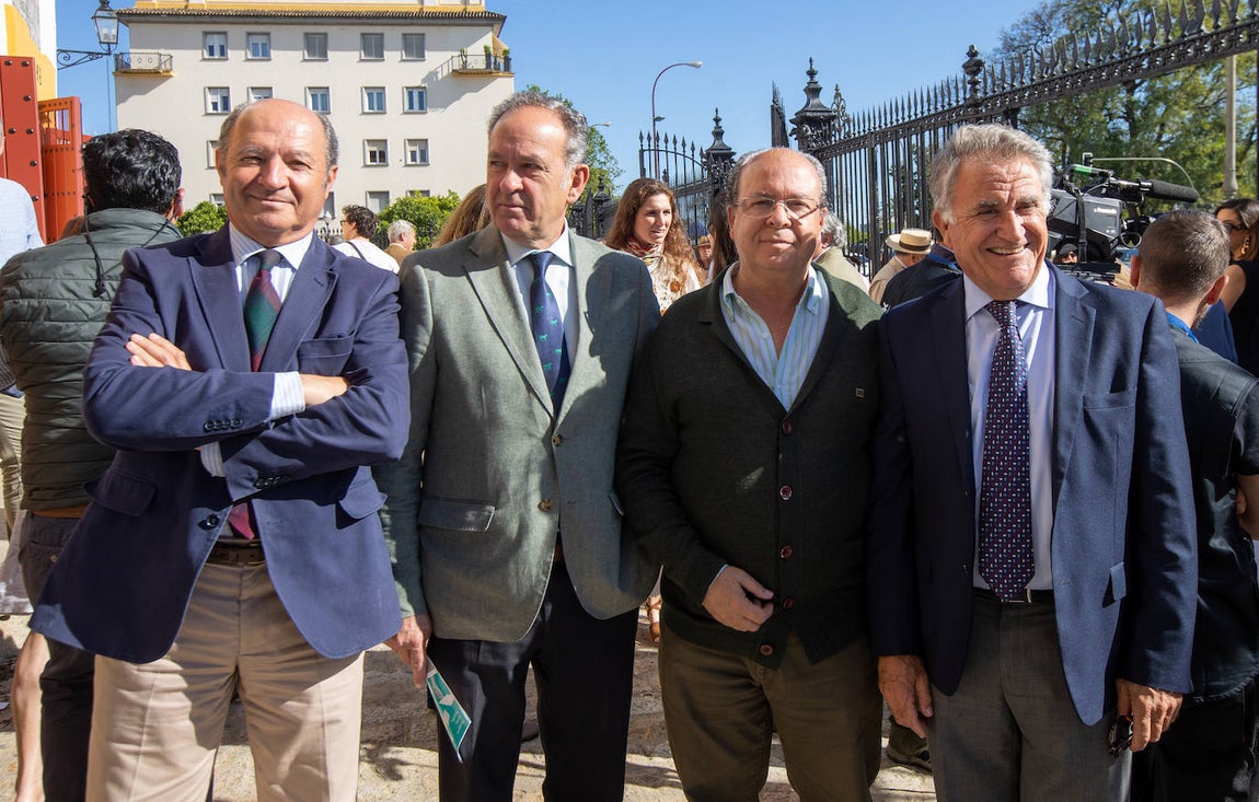 Íñigo Benjumea, Fernando Fernández de Figueroa, Manuel Félix Moreno y Javier Jiménez