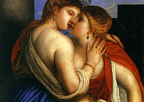 Imagen secundaria 1 - De arriba abajo, ' 'Orfeo y Eurídice', de Federico Cervelli; 'La Justicia y la Paz', de Il Padovanino; y 'La sera' (detalle), de Sebastiano Ricci