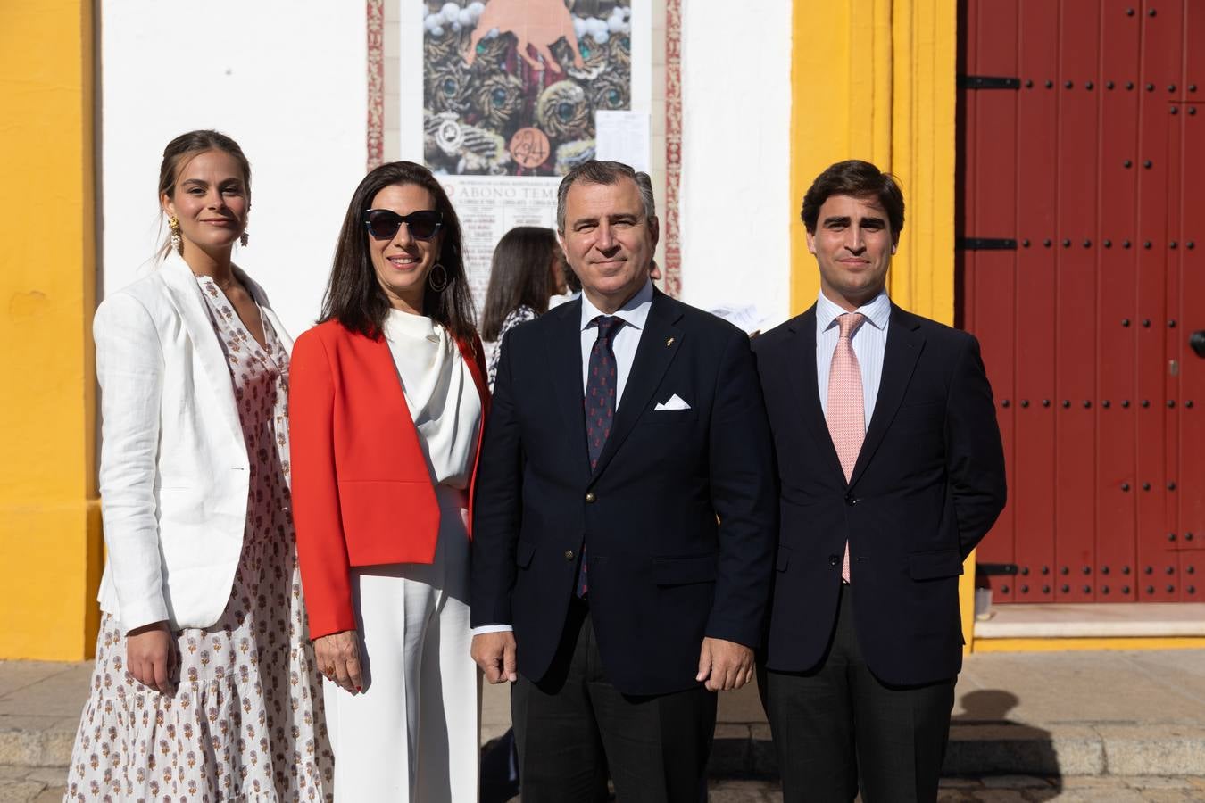 Blanca Mellado, Sonia Jiménez, Benito Mateos Nevado y Benito Mateos