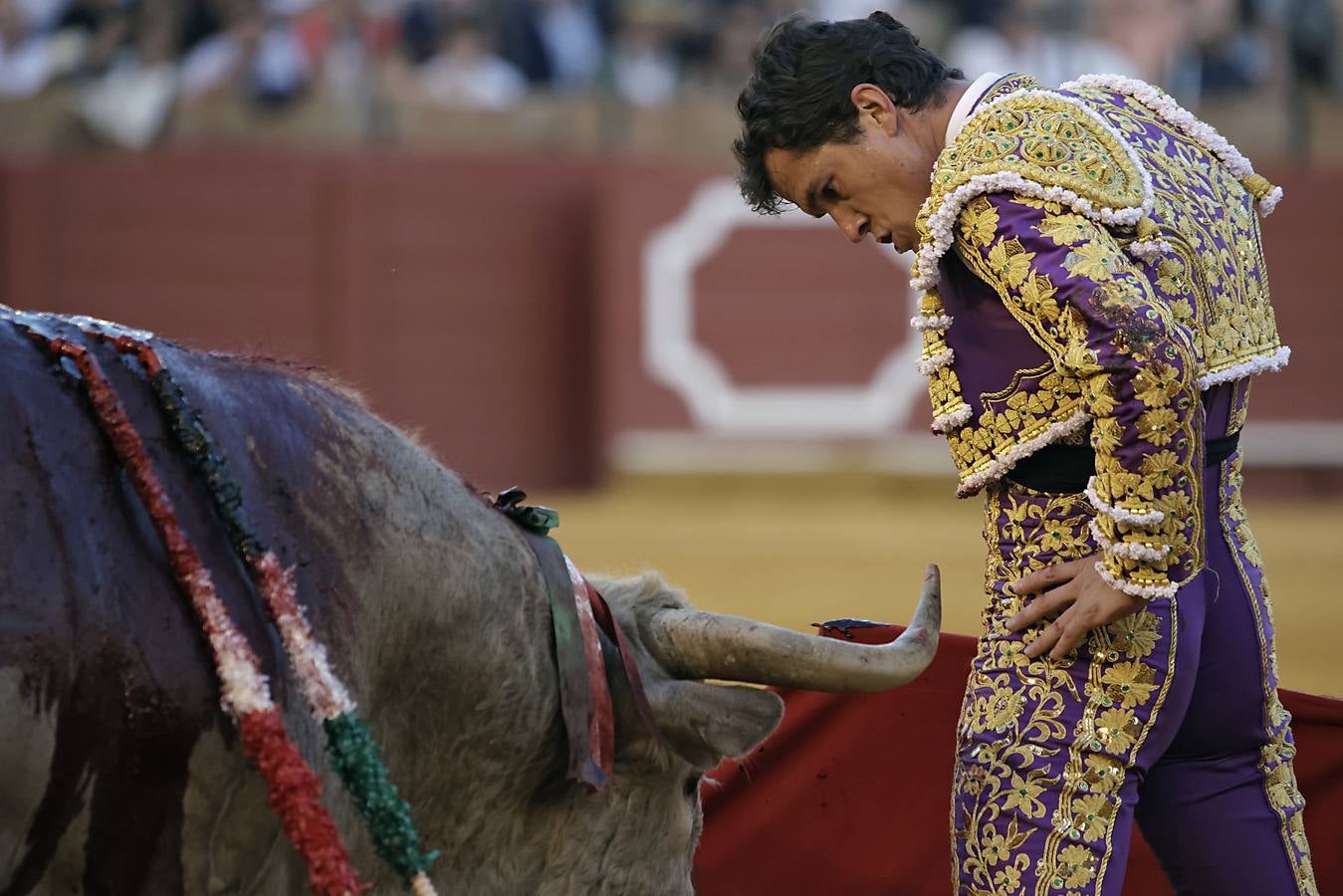Daniel Luque fue el triunfador de la tarde al salir por la Puerta del Príncipe