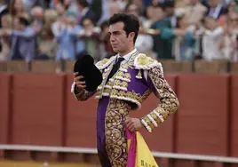 Tomás Rufo este miércoles en el ruedo de la plaza de toros de Sevilla