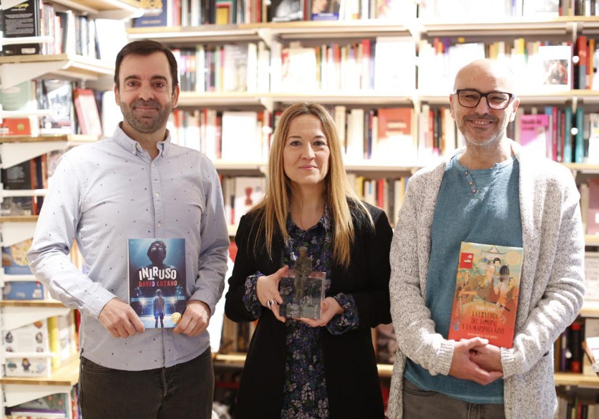 David Lozano, Maica Rivera y Pedro Caldas