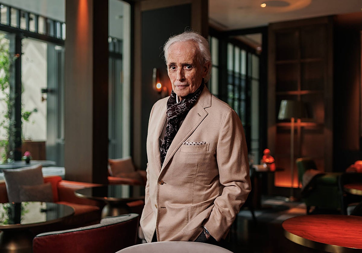 Josep Carreras, este sábado en el Hotel Villamagna de Madrid