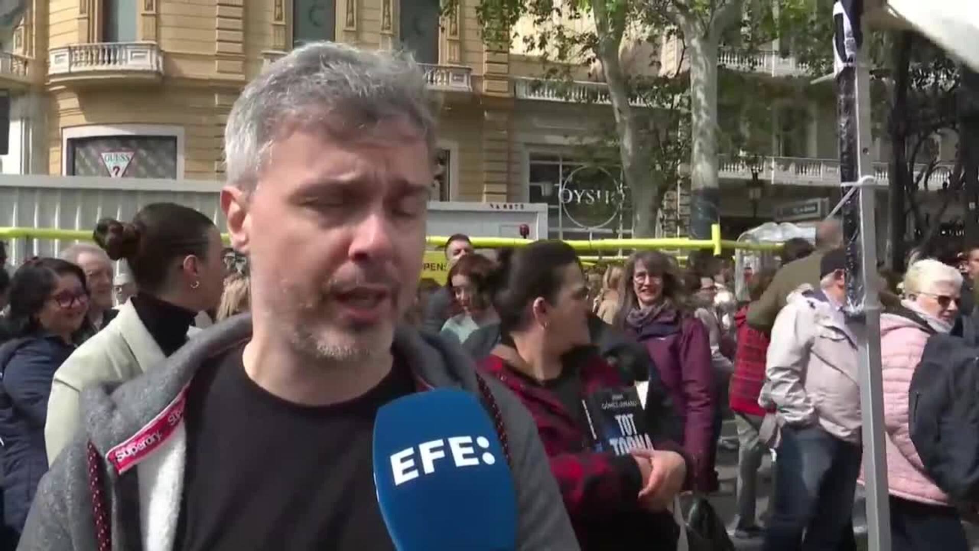 Juan Gómez Jurado: &quot; Es mi decimoctavo Sant Jordi seguido y espero estar otros 18&quot;