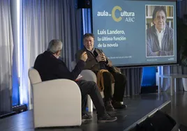 Luis Landero, en el Aula de Cultura ABC