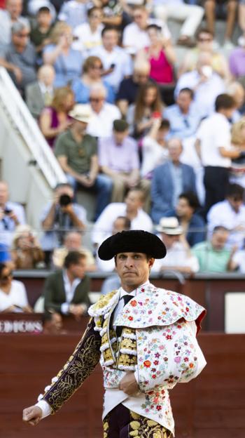 El Juli, el 30 de septiembre de 2023, en Las Ventas, el día de su retirada