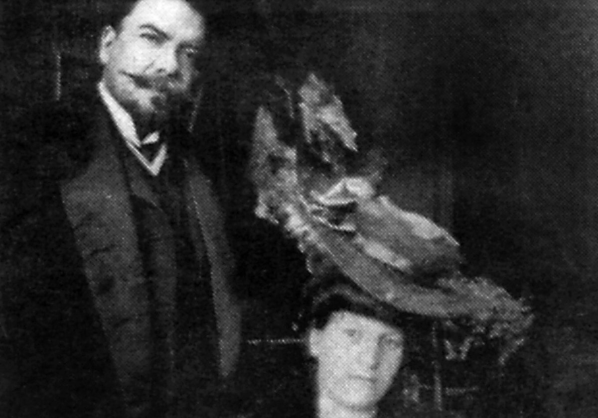 Rubén Darío y Francisca Sánchez con la que tuvo cuatro hijos