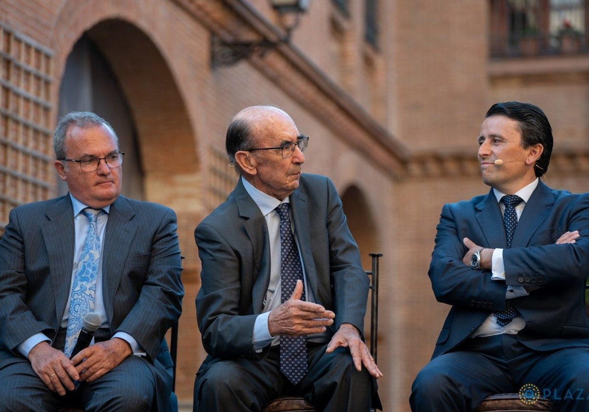 Ricardo del Río, Adolfo Martín y José Juan Fraile, en Las Ventas