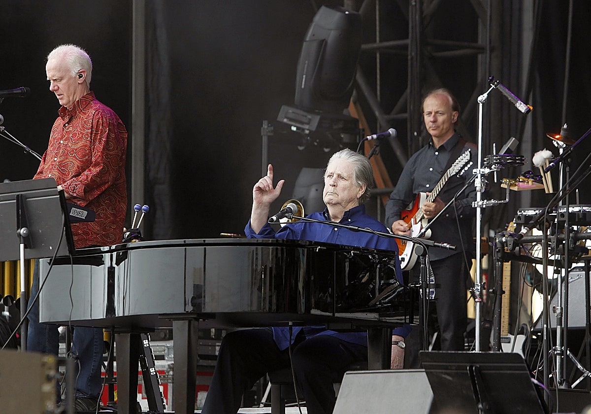 Brian Wilson, en 2016, durante una actuación en el Primavera Sound