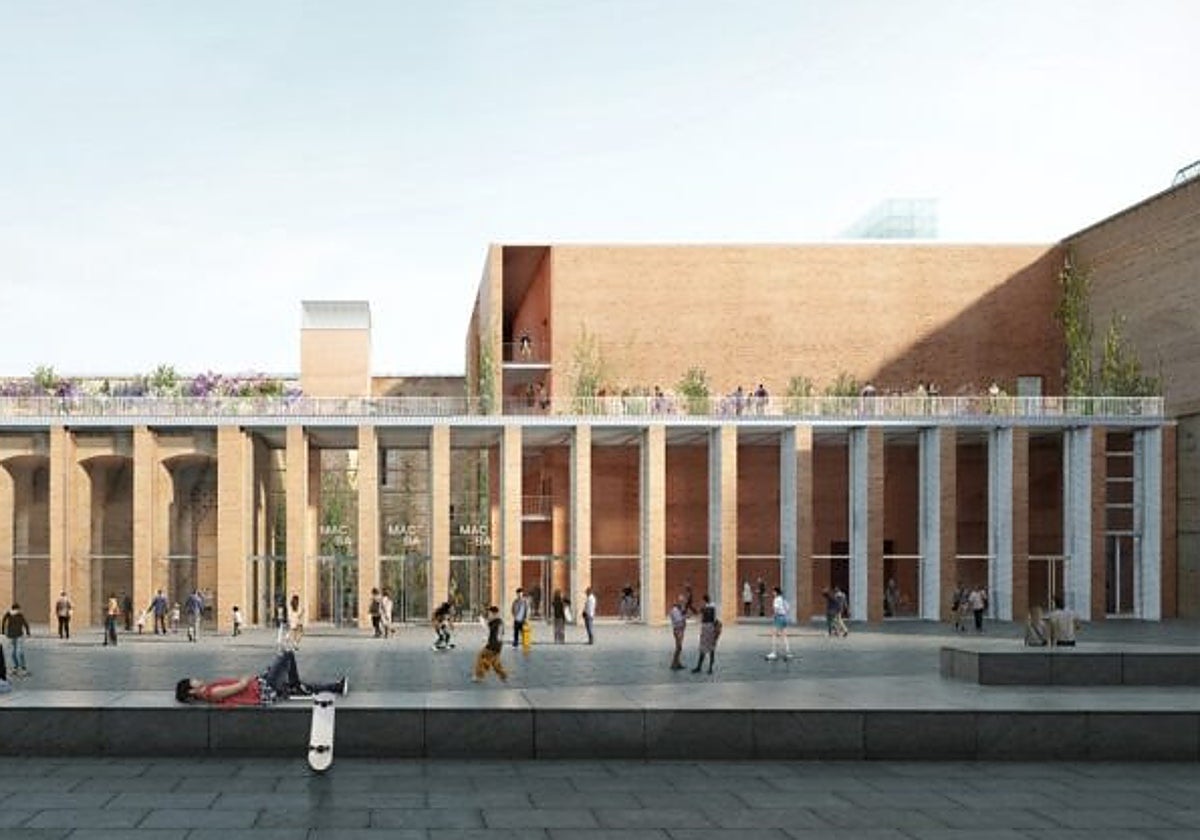 Recreación digital del nuevo edificio del MACBA