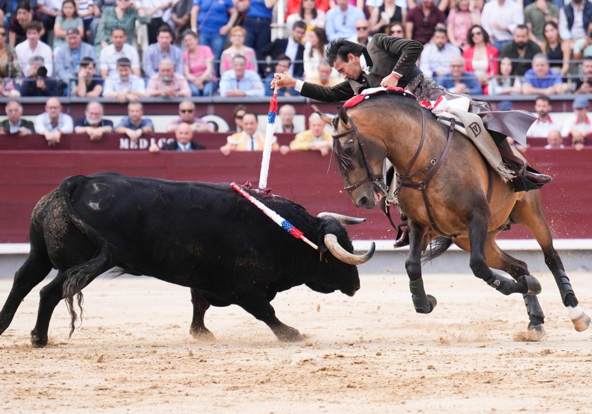 Diego Ventura, en un momento de su actuación