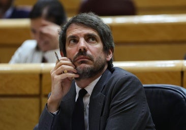 Ernest Urtasun, ministro de Cultura, en el Senado