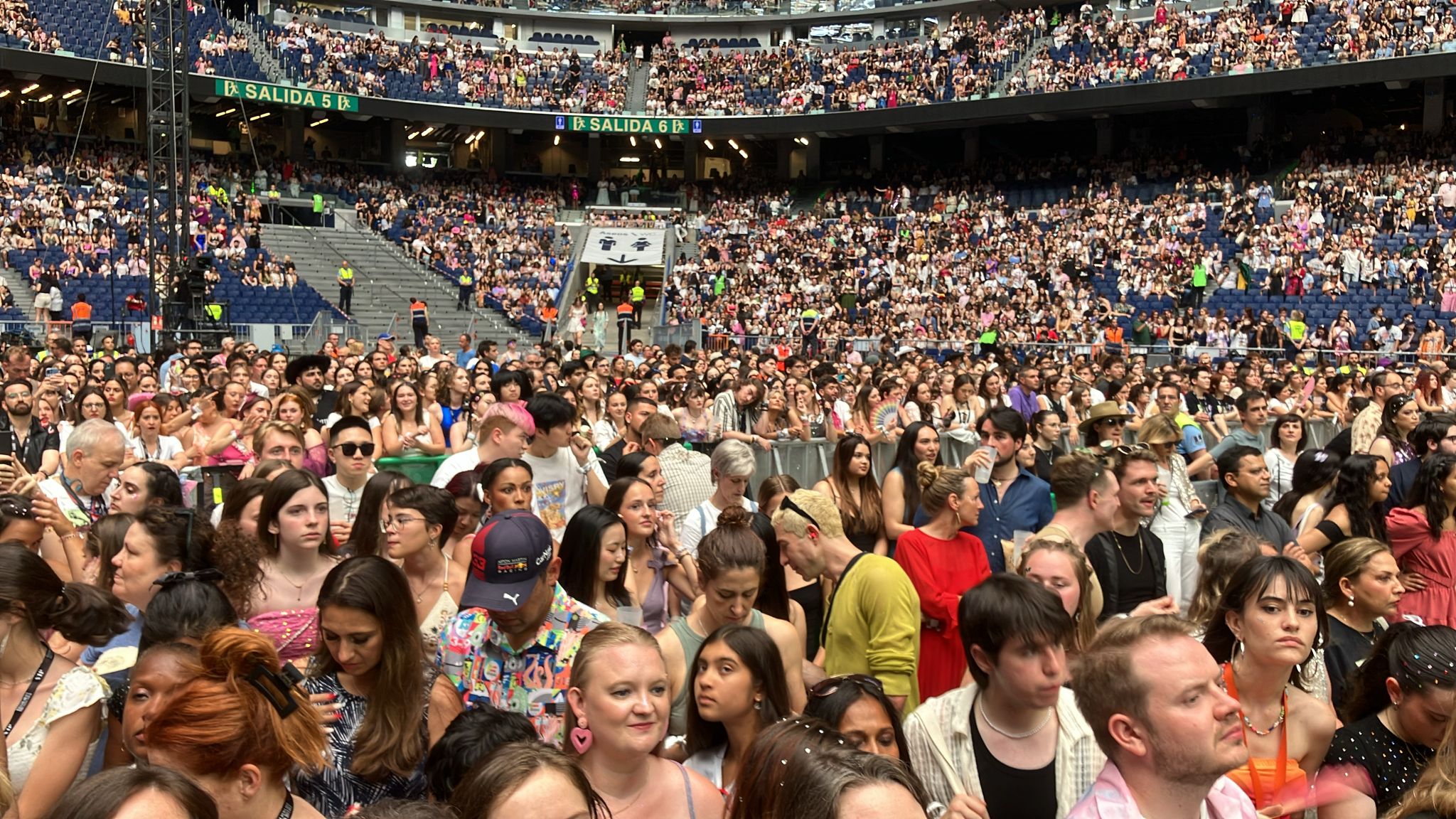 El primero de los dos conciertos de Taylor Swift en Madrid, en imágenes