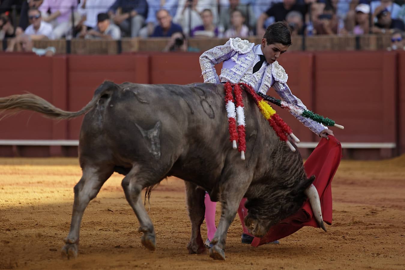 Novillada de abono en la Maestranza para Manuel Román, Javier Zulueta y Diego Bastos