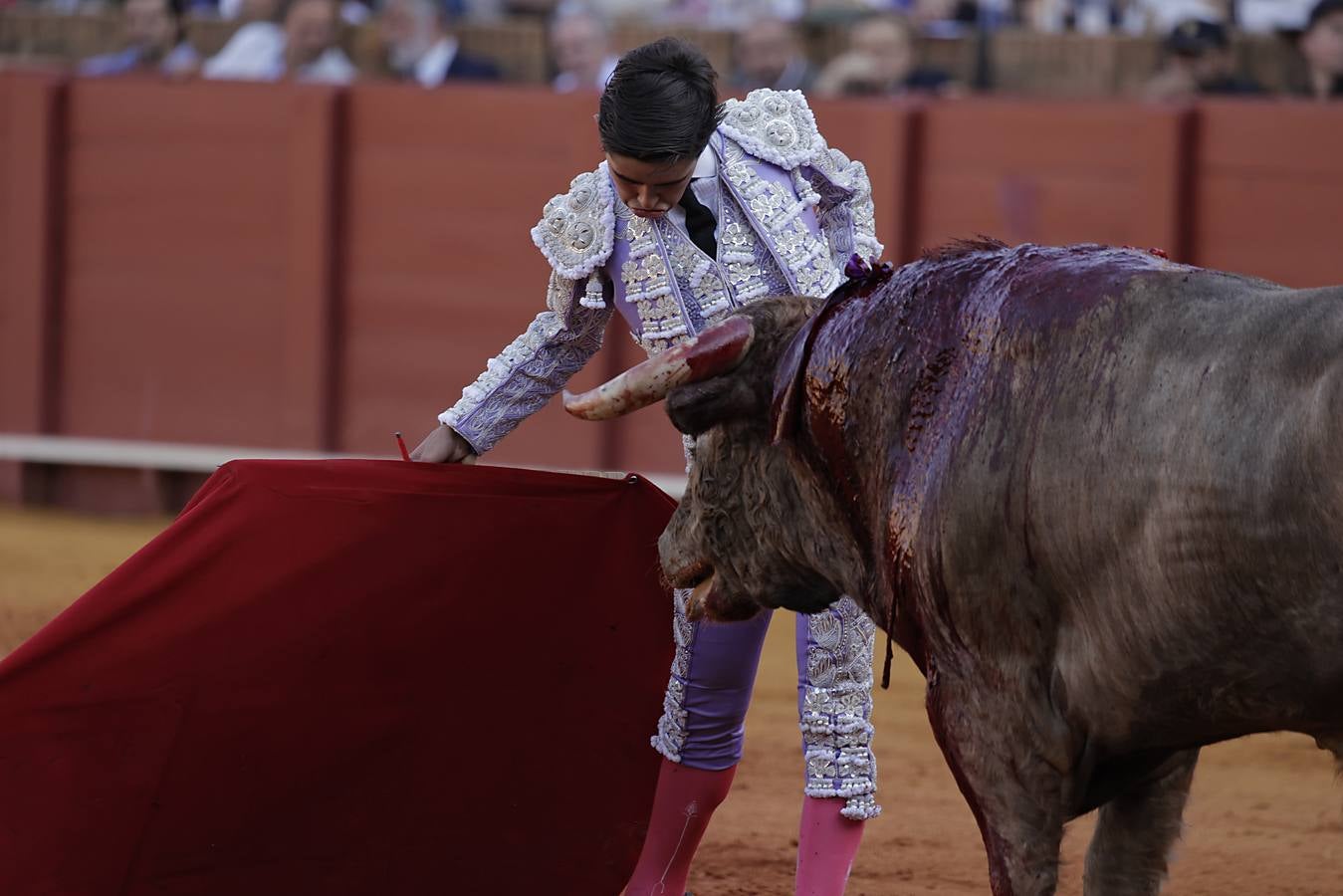 Novillada de abono en la Maestranza para Manuel Román, Javier Zulueta y Diego Bastos