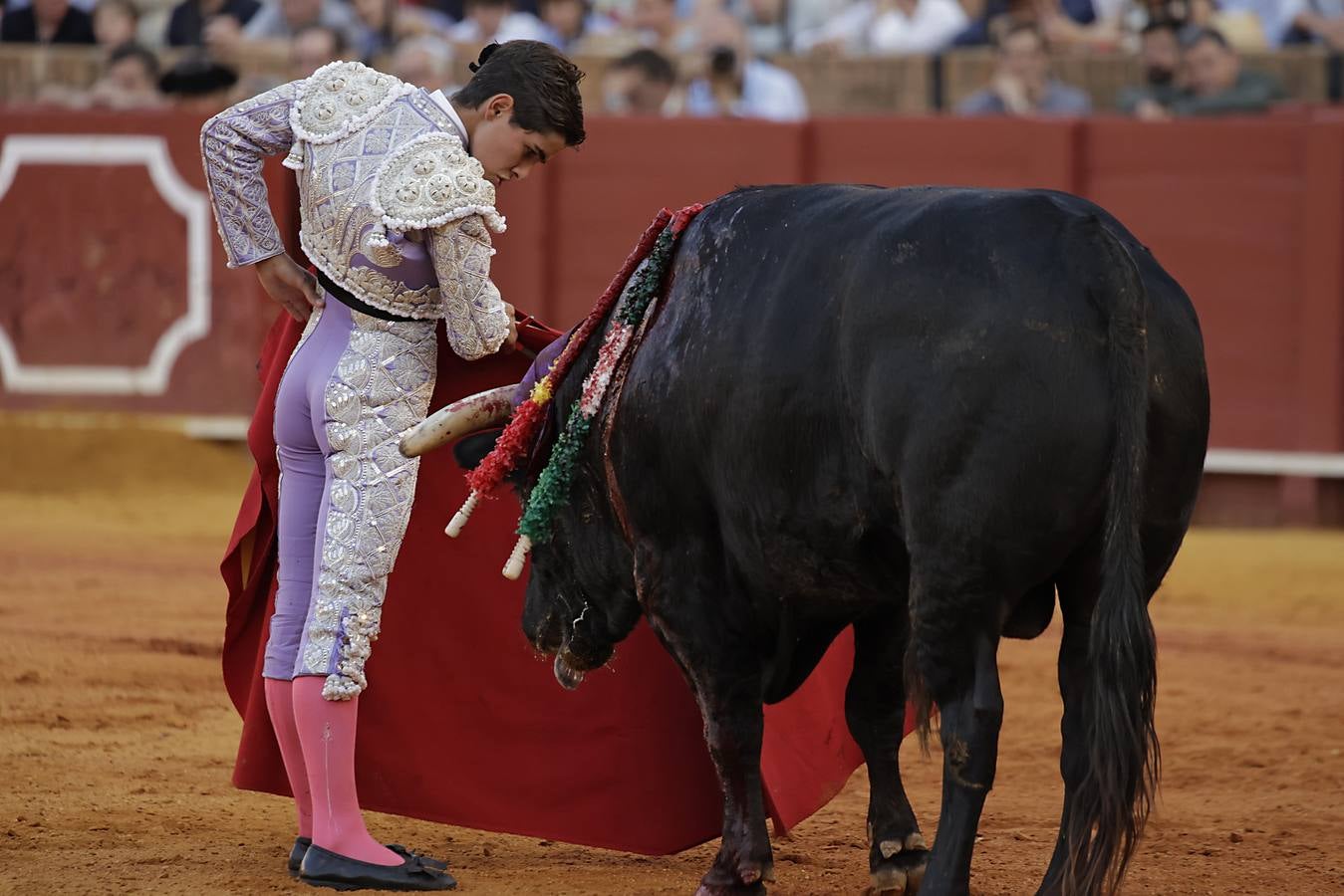 Novillada de abono en la Maestranza para Manuel Román, Javier Zulueta y Diego Bastos